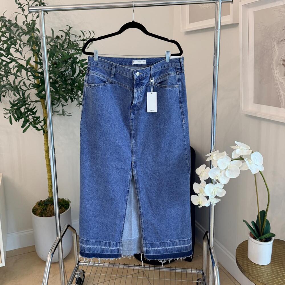 Beautiful Midi Denim Skirt
